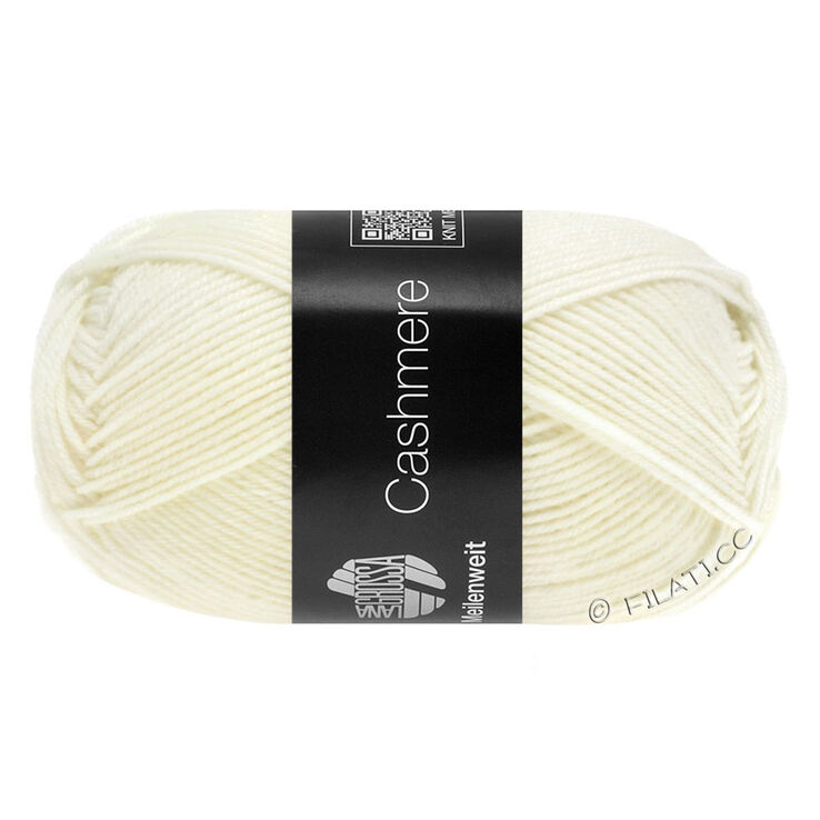 Lana Grossa MEILENWEIT 50g Cashmere | 01-Weiß