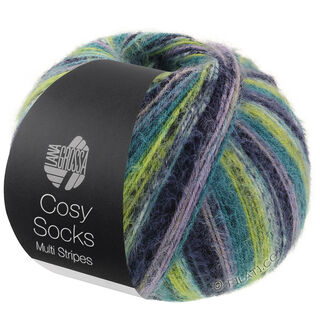 MEILENWEIT 100g Cosy Socks Multi Stripes von Lana Grossa