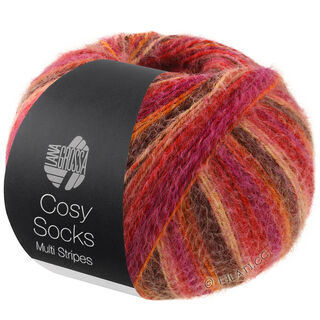 MEILENWEIT 100g Cosy Socks Multi Stripes von Lana Grossa