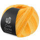 Lana Grossa MEILENWEIT 100g Cosy Socks Soft Stripes | 111-Gelb/Dottergelb/Safrangelb