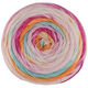 Lana Grossa MEILENWEIT 100g DUSK | 6209-Fuchsia/Pink/Creme/Zitrusgelb/Türkis/Orange