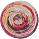 Lana Grossa MEILENWEIT 100g DUSK | 6211-Violett/Rohweiß/Rot/Gelb/Orange/Fuchsia/Dunkelgrau
