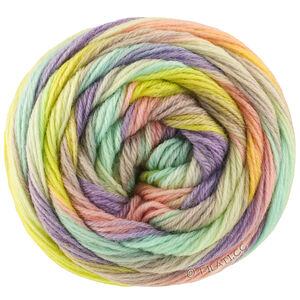 MEILENWEIT 100g Fontana - von Lana Grossa | 5455-Minttürkis/Lila/Rosa/Grau/Limette/Helloliv/Zartgrün