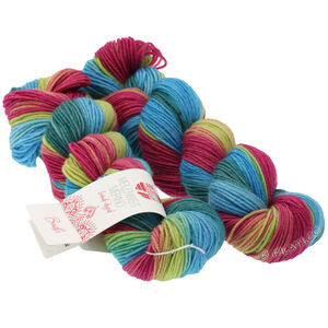 MEILENWEIT 2 Stränge à 50g Merino Hand-dyed - von Lana Grossa | 213-Budh