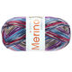 Lana Grossa MEILENWEIT 100g Merino Extrafine Meran | 2584-Weiß/Anthrazit/Türkis/Purpur/Sandbeige/Jeans/Pink