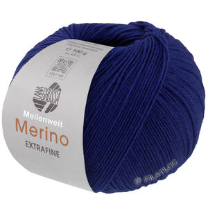 MEILENWEIT 100g Merino Extrafine - von Lana Grossa | 2461-Tintenblau