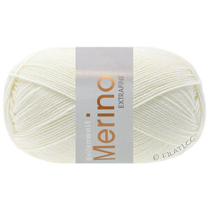 MEILENWEIT 100g Merino Extrafine - von Lana Grossa | 2477-Brilliantweiß