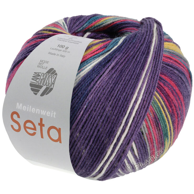 Lana Grossa MEILENWEIT 100g Seta Fiore | 3361-