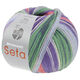 Lana Grossa MEILENWEIT 100g Seta Hokkaido | 3585-Erika/Hellgrau/Blauviolett/Hellblau/Jade/Dunkelgrau/Weiß