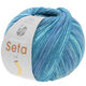 Lana Grossa MEILENWEIT 100g Seta Lia | 3586-Mint/Türkis/Petrol/Jeans