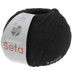 MEILENWEIT 100g Seta - von Lana Grossa | 16-Schwarz