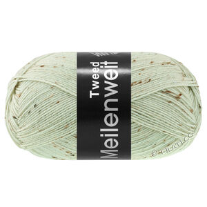 MEILENWEIT 100g Tweed - von Lana Grossa | 182-Weißgrün