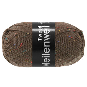 MEILENWEIT 100g Tweed - von Lana Grossa | 184-Dunkelbraun