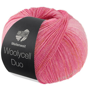 MEILENWEIT 100g Woolycell Duo - von Lana Grossa | 6001-Rosa/Pink/Blassorange