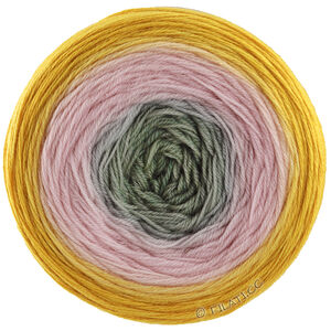 MERINO LACE AQUARELL - von Lana Grossa | 02-Curry/Altrosa/Graugrün