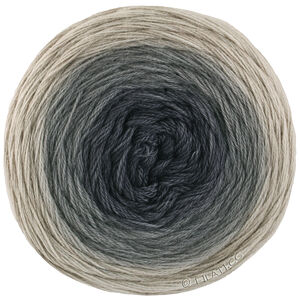 MERINO LACE AQUARELL - von Lana Grossa | 10-Grège/Taupe/Schwarzbraun