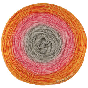 MERINO LACE AQUARELL - von Lana Grossa | 13-Graubeige/Lachs/Erika/Orange