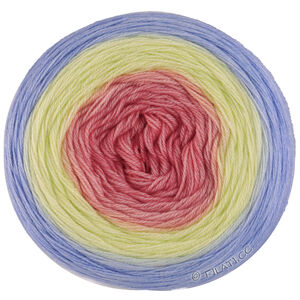 MERINO LACE AQUARELL - von Lana Grossa | 14-Lachs/Zitrusgelb/Hellgrau/Hellblau