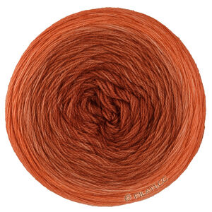MERINO LACE AQUARELL - von Lana Grossa | 407-Terrakotta/Rost/Kürbisorange