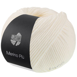 MERINO PIÙ - von Lana Grossa | 24-Weiß