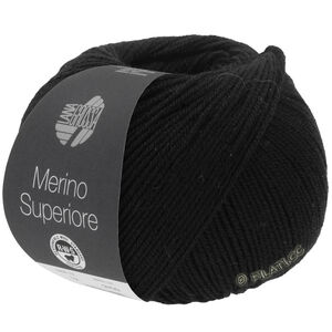 MERINO SUPERIORE - von Lana Grossa | 08-Schwarz