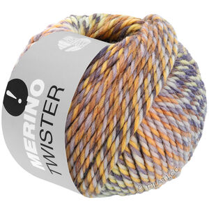MERINO TWISTER - von Lana Grossa | 04-Zartblau/Lila/Orange/Gelb/Zartlila