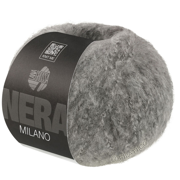 Lana Grossa MILANO (Nera) | 01-Grau meliert