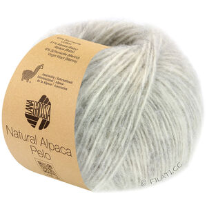 NATURAL ALPACA Pelo - von Lana Grossa | 002-Rohweiß/Zartgrau