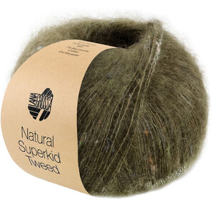 NATURAL SUPERKID TWEED - von Lana Grossa | 616-Olivgrün