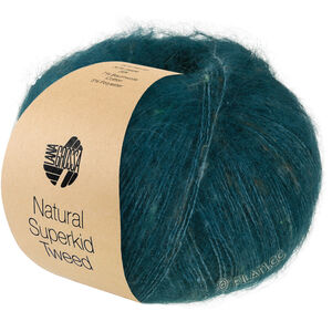 NATURAL SUPERKID TWEED - von Lana Grossa | 634-Tiefseegrün