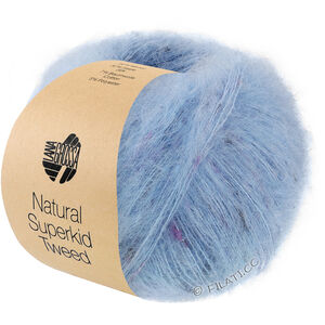 NATURAL SUPERKID TWEED - von Lana Grossa | 643-Hellblau