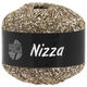 Lana Grossa NIZZA | 10-Weiß/Graubraun/Gold