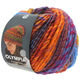 Lana Grossa OLYMPIA Classic | 081-Orange/Grau/Dunkelrot/Blau/Gelb/Hellgrün