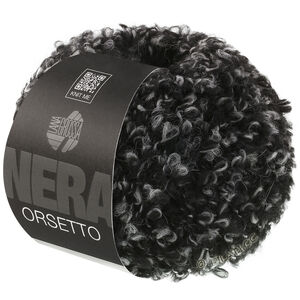 ORSETTO Moulinè (Nera) - von Lana Grossa | 106-Schwarz/Grau