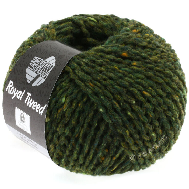 Lana Grossa ROYAL TWEED | 03-Loden meliert