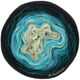 Lana Grossa SHADES OF MERINO COTTON | 409-Mint/Hellpetrol/Dunkelpetrol/Schwarzblau