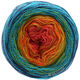 Lana Grossa SHADES OF MERINO COTTON | 601-Terrakotta/Orange/Gelb/Gelbgrün/Türkis/Marine