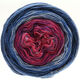 Lana Grossa SHADES OF MERINO COTTON | 604-Fliederpink/Violett/Weiß/Mittelblau/Taubenblau
