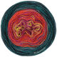 Lana Grossa SHADES OF MERINO COTTON | 608-Gelb/Pink/Tomatenrot/Stahlblau/Schwarz
