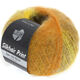 Lana Grossa SILKHAIR Print/Landlust | 332-Senfgelb/Cognac/Dunkelbraun