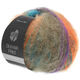 Lana Grossa SILKHAIR Print/Landlust | 354-Blauviolett/Petrol/Orange/Khaki