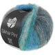 Lana Grossa SILKHAIR PRINT | 437-Anthrazit/Türkisblau/Petrol/Weißgrau