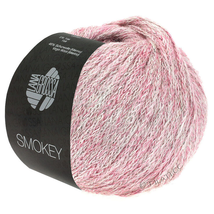 Lana Grossa SMOKEY | 201-Altrosa/Natur/Grau