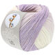 Lana Grossa SOFT COTTON Dégradé | 117-Ecru/Zartlila/Flieder