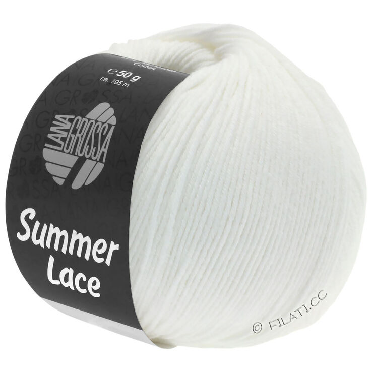 Lana Grossa SUMMER LACE | 01-Weiß