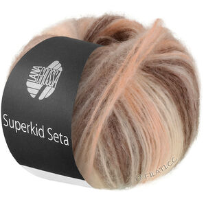 SUPERKID SETA - von Lana Grossa | 110-Hellbeige/Pfirsich/Lachs/Graubraun