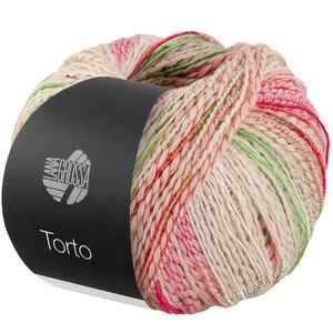TORTO - von Lana Grossa | 05-Pastellgrün/Rosa/Orange/Grün/Hellgrau
