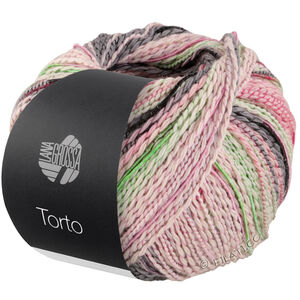 TORTO - von Lana Grossa | 07-Blassgrün/Rosé/Rosa/Grün/Dunkelgrau/Anthrazit/Rot