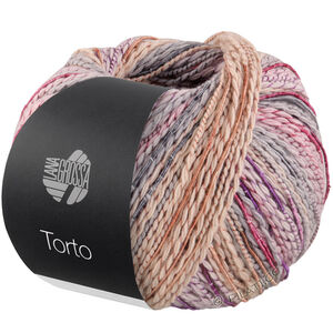 TORTO - von Lana Grossa | 11-Hellbeige/Pastellrosa/Hellgrau/Pink/Violett/Rosa