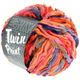Lana Grossa TWIN uni/print | 608-Rot/Blau/Orange/Rosa